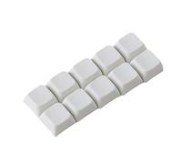 Lot de 10 touches en résine CherryProfile texture céramique pour clavier mécanique jeu