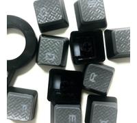 Lot De 10 Touches Pour Clavier Mécanique De Jeu Corsair K70 K95 K65 K70 Mk.2 K90 / Corsair K100 Rvb Et Autres Claviers Mécaniques Avec Commutateurs Mx (Gris)