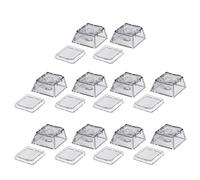 Lot de 10 touches transparentes 1U pour la plupart des claviers mécaniques Design antidérapant
