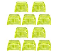 Lot de 10 touches transparentes rétroéclairées pour clavier mécanique PC 1,7 mm d'épaisseur