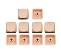 Lot de 10 touches vierges en PBT pour claviers mécaniques 1U MOA sans impression pour commutateurs MX