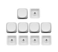 Lot de 10 touches vierges en PBT pour claviers mécaniques 1U MOA sans impression pour commutateurs MX