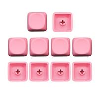 Lot de 10 touches vierges en PBT pour claviers mécaniques 1U MOA sans impression pour commutateurs MX