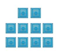 Lot de 10 touches vierges transparentes pour commutateurs MX, claviers mécaniques, testeurs, jeux et codage