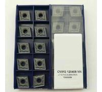 Lot de 10 tours d'insertion en carbure CNMG120408-NN CNMG 432, 10 pièces Cnmg120408-Nn longue durée de vie conçues pour une utilisation durable avec une bonne durabilité et un fonctionnement constant