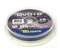 Lot de 10 Traxdata Double Couche DVD + R Vierges