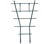 Lot de 10 Treillis Empilables Plantes 38x25cm Vert Plastique pour | Robust Plastic, Stackable Design, 38x25cm Size, pour ideal For Tomatoes Cucumbers Sweet Peas, Easy Soil Insertion