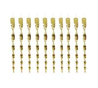 Lot de 10 treuils réfléchissants en spirale - Protection contre les oiseaux - Résistant aux intempéries - Décoration de jardin - Pour l'extérieur - Protection des plantes - Réfléchissant - Inconfort