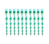 Lot de 10 treuils réfléchissants en spirale - Protection contre les oiseaux - Résistant aux intempéries - Décoration de jardin - Pour l'extérieur - Protection des plantes - Réfléchissant - Inconfort