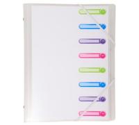 Lot de 10 Trieur soudé CHROMALINE PP, 8 compartiments, coloris incolore