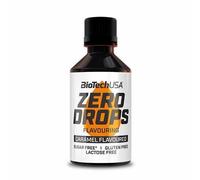 Lot de 10 tubes de collations Biotech USA zero drops - Caramel - 50ml - marron/blanc - TU