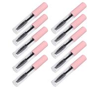 Lot de 10 Tubes de Mascara Transparents, 5ml, Flacons Cosmétiques Portables avec Entonnoirs et Inserts en Caoutchouc pour Huile de Croissance des Cils