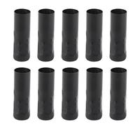 Lot de 10 tubes en fer galvanisé E14 pour lustres en cristal, bougies et éclairage DIY Noir