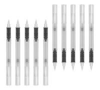 Lot de 10 tubes en plastique avec marquages transparents remplissables pour le corps - Tubes vides pour dessiner des notes