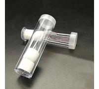 Lot de 10 tubes transparents pour pièces de monnaie de 21 mm de diamètre, support en plastique avec absorption des chocs