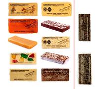 Lot de 10 Turrons artisanaux assortis (+1 cadeau). 3,1 kg - Turrones Fabián