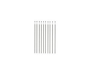 Lot de 10 Tuteurs Acier plastifié 90cm