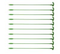 Lot de 10 tuteurs verticaux pour plantes d'intérieur et d'extérieur pour tomates, haricots, fleurs