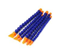 Lot de 10 tuyaux flexibles en plastique de 300 mm for refroidissement à eau, buse ronde de 1/4" et 3/8" et 1/2" for tour CNC(Flat No Switch,3-8 10pcs)