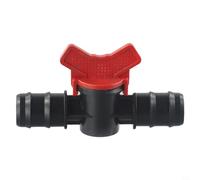 Lot de 10 valves d'arrêt de tuyau d'arrosage goutte à goutte pour tube d'irrigation de 16 mm/20 mm/25 mm, raccords de tuyau d'irrigation goutte à goutte (20 mm x 20 mm)