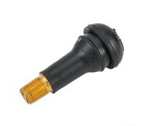 Lot de 10 valves de pneu en caoutchouc noir TR413 | Montage encliquetable, modèle TR413, s'adapte aux pneus sans chambre à air, lot de 10 pièces, installation facile