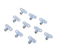 Lot de 10 valves d'échappement de rechange pour grille d'aération - Outil de chauffage central - Pour radiateurs d'eau - Clé de purgeur de plomberie
