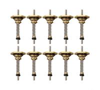 Lot de 10 vannes à coudre en cuivre pour chauffe-eau, chaudière à gaz, kit de goupilles d'éjecteur de soupape de liaison de 10 mm, 12 mm, tailles d'appareils électroménagers, connexion cuivre eau gaz