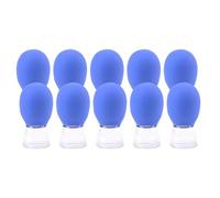 Lot de 10 ventouses de massage en silicone pour le corps, le visage, les jambes, les bras, le dos