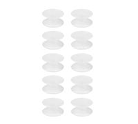 Lot de 10 ventouses double face en silicone pour aquarium en verre - Ventouses double face - 2 voies - Pour filtres à poissons - Solide - 10 équipements - Vente double