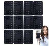 Lot de 10 ventouses pour coque de téléphone portable, ventouse à l'arrière du téléphone portable | Coque adhésive antidérapante - Lot de 10 supports solides pour fenêtre, réfrigérateur
