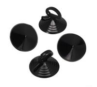 Lot de 10 ventouses solides en forme de queue d'aronde pour pare-soleil de voiture - Support pour surfaces lisses avec capacité de charge de 2 kg et matériau en PVC