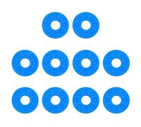 Lot de 10 verrous de sangle de guitare, blocs de protection colorés en caoutchouc pour les amateurs de sangle de guitare, blocs de protection de sangle de guitare