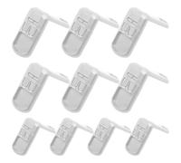 Lot de 10 verrous de sécurité pour | Verrous de porte d'armoire | Coffre-fort coulissant pour tiroir de bébé, réfrigérateur, placard, salle de bain, cuisine, four