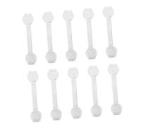 Lot De 10 Verrous De Tiroir En Abs Pour Enfants Garçons Filles Faciles À Ouvrir Pour Adultes