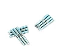 Lot de 10 vis à double filetage M10 x 120