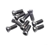 Lot de 10 vis à métaux Torx M2 5/pour M3 5 pour remplacement d'insert en carbure sur outils de tour CNC, fixations en acier pour usage mécanique et industriel (pour M3,5 x 10 mm)