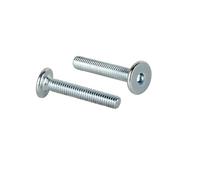 Lot de 10 vis à tête cylindrique M6 x 35 mm à tête plate à six pans creux Connecteur de meubles
