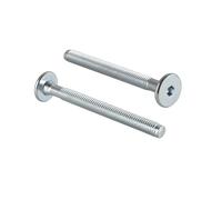 Lot de 10 vis à tête cylindrique M6 x 60 mm à tête plate à six pans creux Connecteur de meubles