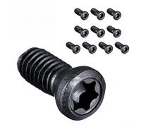 Lot de 10 vis à tête cylindrique Torx M2 M2 5 pour M3 M5 compatibles avec outils de tour CNC pour lame en carbure pour utilisation de remplacement (M4 x 8 mm)