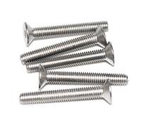 Lot de 10 vis à tête fraisée à six pans creux DIN 7991 A2 M5 x 80