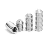 Lot de 10 vis à tête hexagonale anglo-américaines en acier inoxydable 304, sans tête(5/16"_8-32)