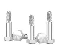 Lot de 10 vis à tête hexagonale M10 en acier inoxydable 304, goupilles positionnement rectifiées avec précision for gabarits et alignements(M10*50)