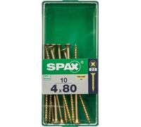 Vis à bois torx pz Spax jaune 4x80mm - 10 pièces