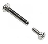 Equerre Hettich Lot de 10 vis d'assemblage acier nickelé, l.40 mm