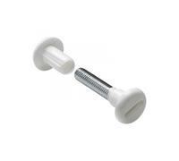 Lot de 10 vis d'assemblage plastique brut, l.45 mm
