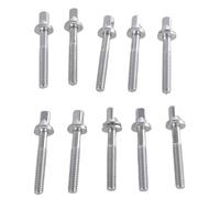 Lot de 10 vis de batterie à percussion pour batterie de percussion pour un assemblage sûr et stable des tiges de tension de tambour
