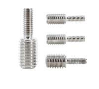 Lot de 10 vis de conversion à filetage métrique en acier inoxydable, convertisseur à double extrémité, boulon réducteur(M10X25-M16X25)