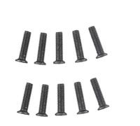 Lot de 10 vis de fixation à filetage gauche M5 x 30 mm pour adaptateurs de tige de mandrin UNF 1/2" et 3/8", construction en métal