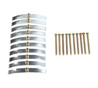 Lot de 10 vis de réparation pour boîte murale en acier - Kit de montage pour prises électriques en vrac