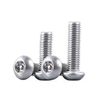 Lot de 10 vis de sécurité inviolables à tête ronde Torx en acier inoxydable A2-70, M2, M2.5, M3, M4, M5, M6, M8, M10(35mm x10pcs)